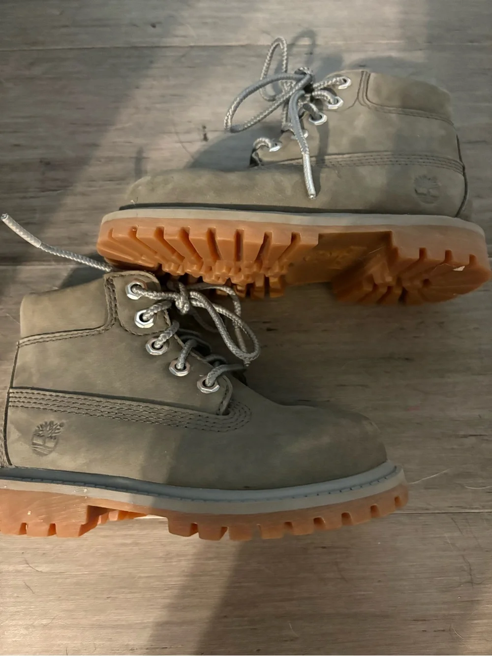 Timberland Kids Light Brown Lace-Up Outdoor Boots